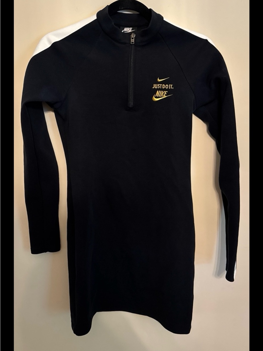 Nike Black Long-Sleeve Dress
